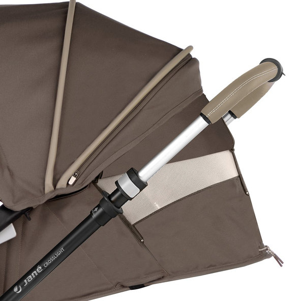 JANÉ Kočík kombinovaný Crosslight + korba Micro Pro + autosedačka Koos i-size Cold Black