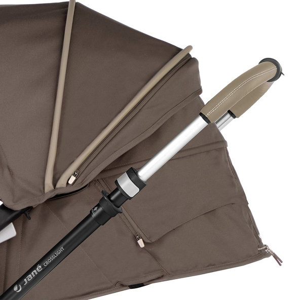 JANÉ Kočík kombinovaný Crosslight + korba Micro Pro + autosedačka Koos i-size Cold Black