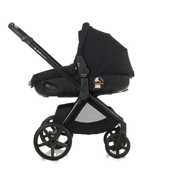 JANÉ Kočík kombinovaný Muum Pro 2 + korba Micro Pro 2 + autosedačka Koos i-size, Cold Black