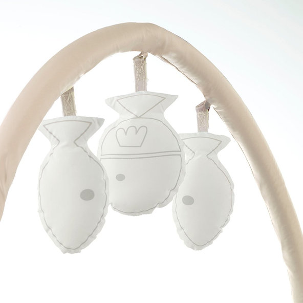 JANÉ Postieľka cestovná Two Levels Toys Lazuli Blue