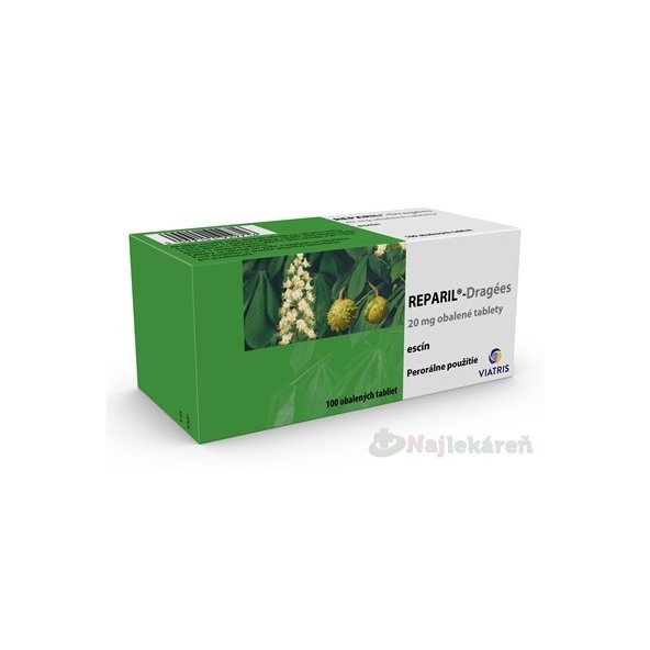 REPARIL-Dragées tbl obd 20 mg 100 ks