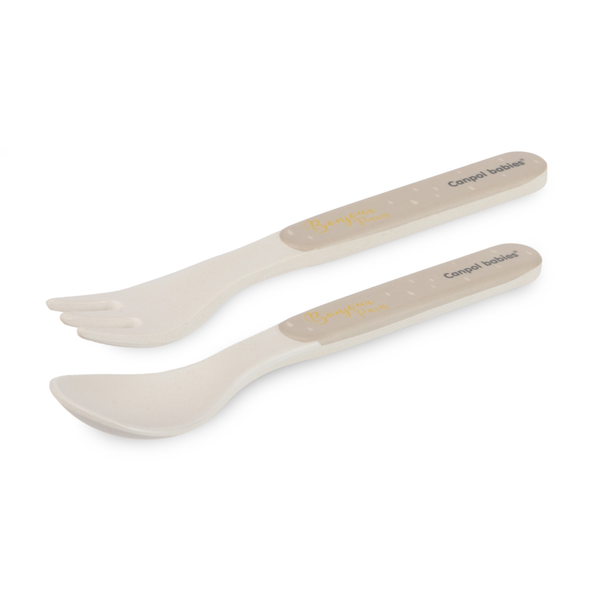 CANPOL BABIES Jedálenská sada Bonjour Paris 5ks béžová