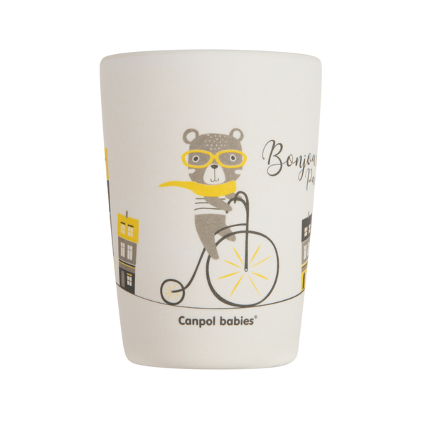 CANPOL BABIES Jedálenská sada Bonjour Paris 5ks béžová