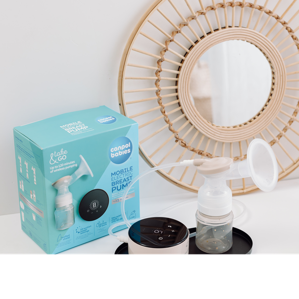 CANPOL BABIES Odsávačka prenosná elektrická materského mlieka Take&Go