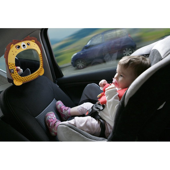 BENBAT Zrkadlo detské do auta Travel Friends lev 0m+