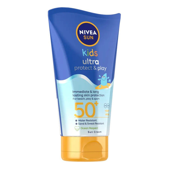 NIVEA Mlieko detské na opaľovanie Ultra Protect&Play OF50+ 150 ml