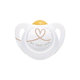 NUK Cumlík Star latex 0-6m, box biely