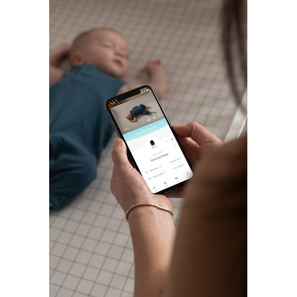 OWLET Ponožka inteligentná Owlet Smart Sock 3 a Kamera Owlet Cam 2 - svetlozelená