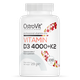 Vitamín D3 4000 + K2 - OstroVit 100 tbl