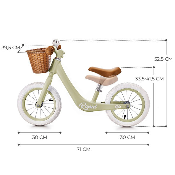 KINDERKRAFT Odrážadlo Rapid Savannah Green