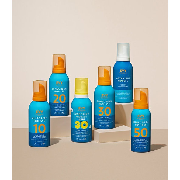 EVY Sunscreen Mousse SPF 10 opaľovacia pena 150ml
