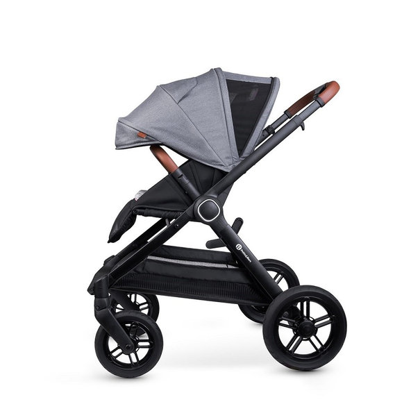 PETITE&MARS Kočík kombinovaný 2v1 Trails Ultimate Grey