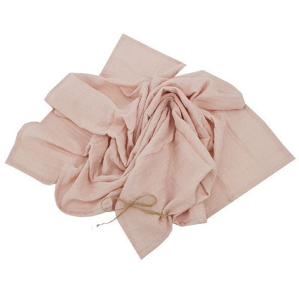 EKO Plienka mušelínová 2ks Powder Pink 80x80 cm