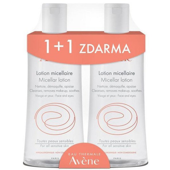 AVENE Odličovacia micelárna voda DUO 400 + 400ml