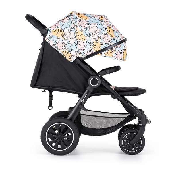PETITE&MARS Kočík Street+ Air Black + Strieška Limited 100 Faces
