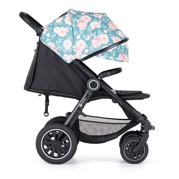 PETITE&MARS Kočík Street+ Air Black + Strieška Limited 100 Roses