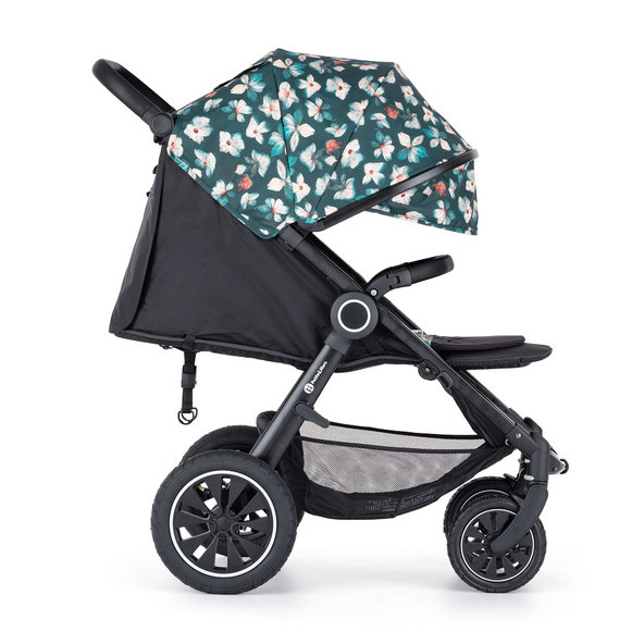 PETITE&MARS Kočík Street+ Air Black + Strieška Limited 100 Flowers