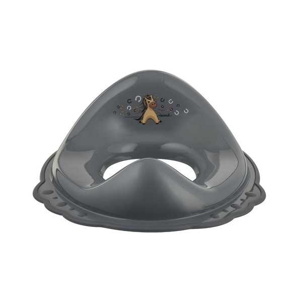 MALTEX Redukcia na WC s úchytmi Koník Minimal - steel grey