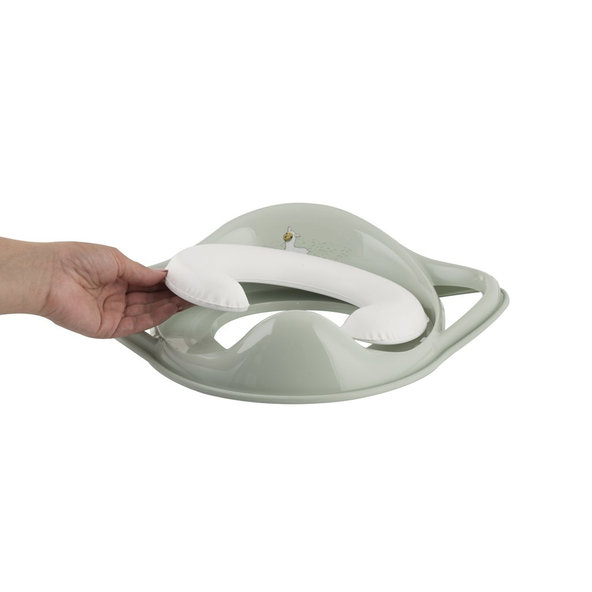 MALTEX Redukcia na WC s úchytmi mäkká Lama Minimal - sage green