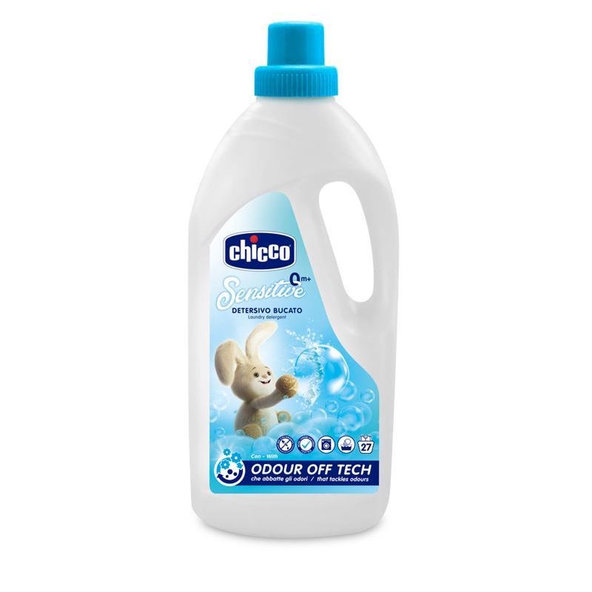 6x CHICCO Prostriedok prací detský Sensitive 1,5 l