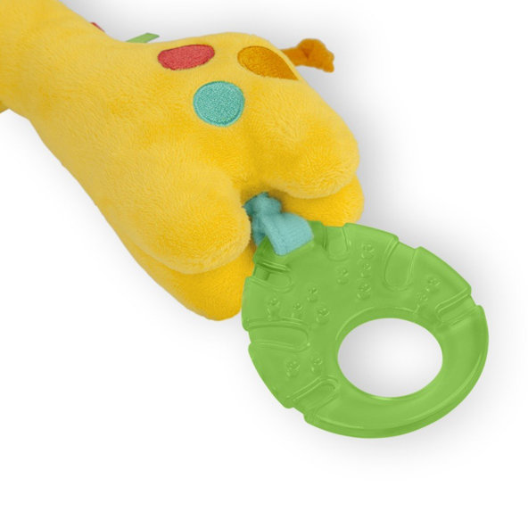 BRIGHT STARTS Hračka s melódiou na C krúžku Tug Tunes™ žirafa 0m+