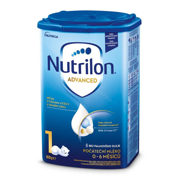 3x NUTRILON 1 Počiatočné dojčenské mlieko 800 g, 0+