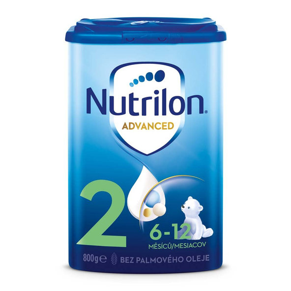 3x NUTRILON 2 Pokračovacie dojčenské mlieko 800 g, 6+