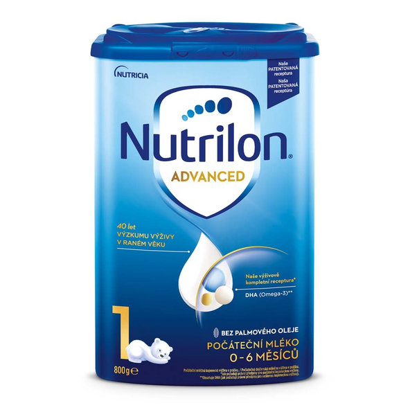 6x NUTRILON 1 Počiatočné dojčenské mlieko 800 g, 0+
