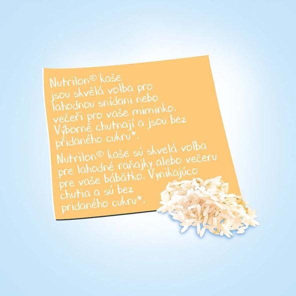 7x NUTRILON Pronutra Prvá mliečna kaša ryžová s príchuťou vanilky od uk. 4. mesiaca 225 g