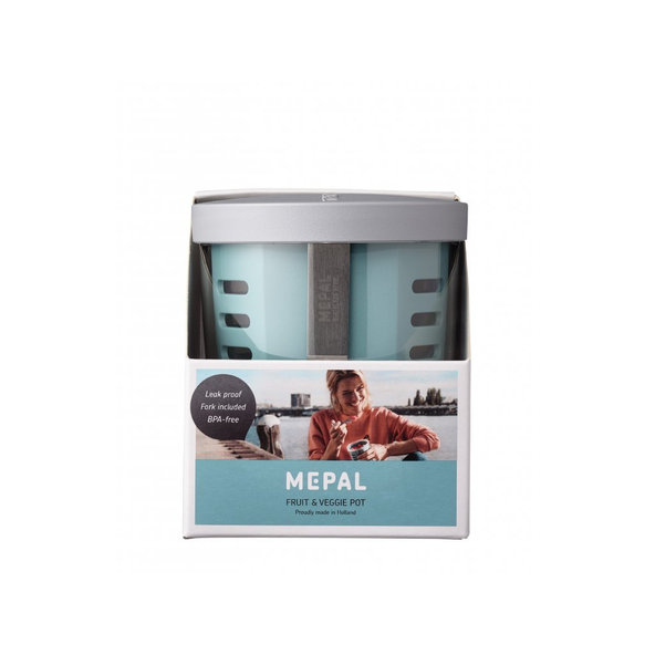 MEPAL Box desiatový so sitkom Ellipse 600 ml Nordic Green