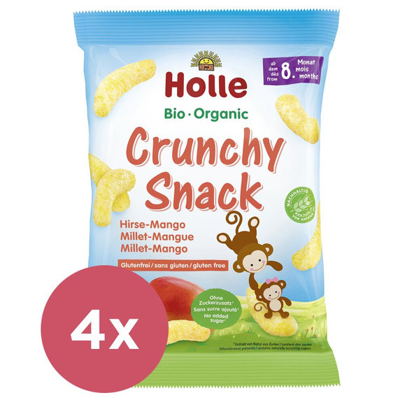 4x HOLLE Bio organické chrumky pšenové 25 g