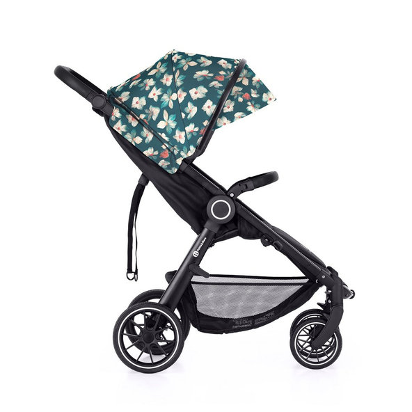 PETITE&MARS Kočík Street+ RWS Black + Strieška Limited 100 Flowers