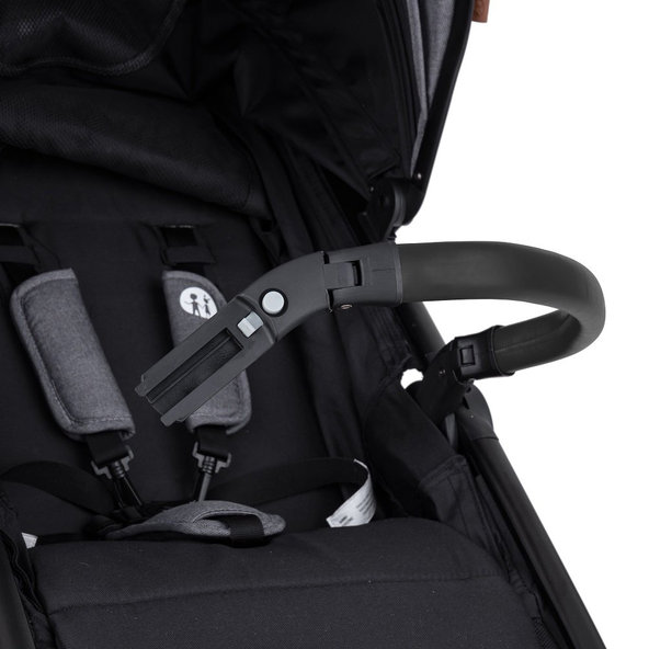 PETITE&MARS Kočík Street+ RWS Black + Strieška Limited 100 Stylish Beauty