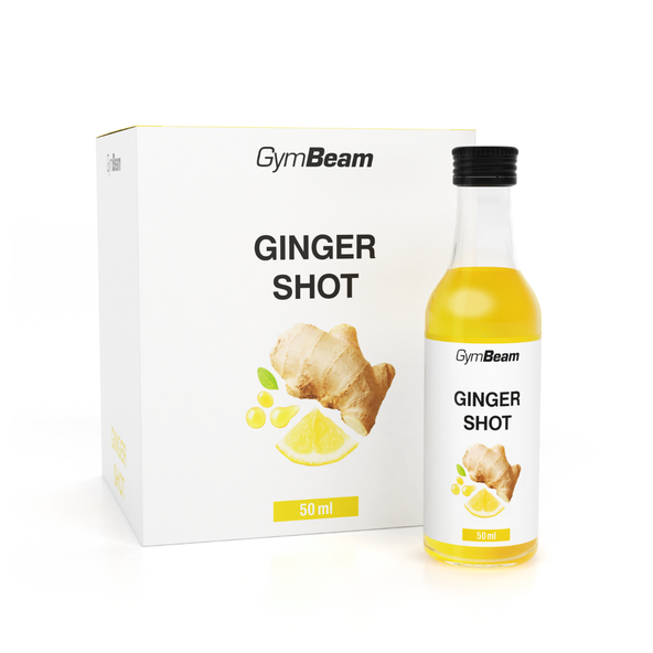 Zázvorový shot - GymBeam 9 x 50 ml