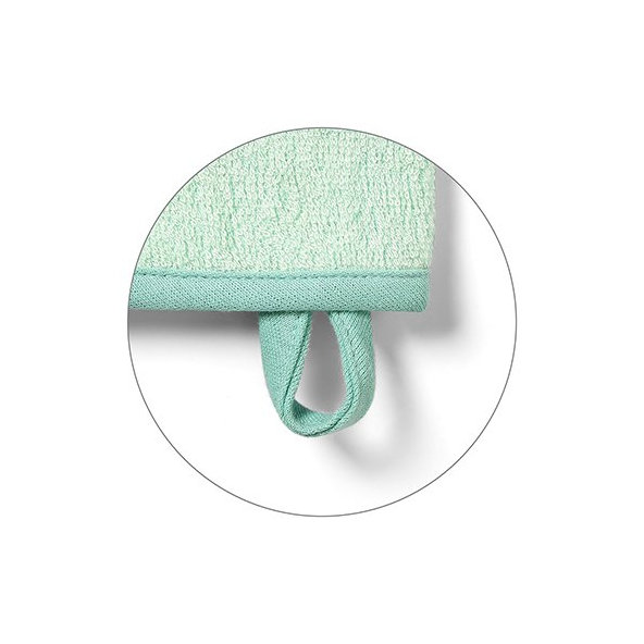 BABYONO Žinka na umývanie bambusová - green 25x12 cm