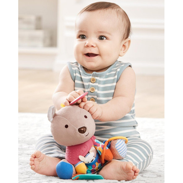 SKIP HOP Hračka aktívna na C krúžku Bandana Buddies Klokan 0m+