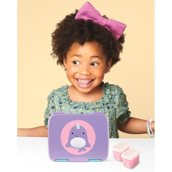 SKIP HOP Zoo krabička na obed Bento Narval 3r+