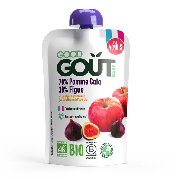 10x GOOD GOUT BIO Jablko a fíky 120 g