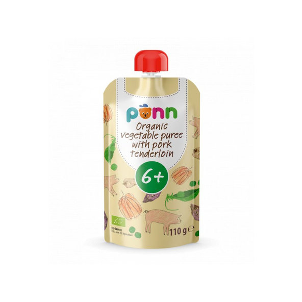 6x SALVEST Põnn BIO Bravčová panenka zo zeleninovým pyré (110 g)