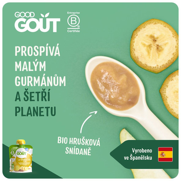 GOOD GOUT BIO Hrušková snídaně 3x70 g