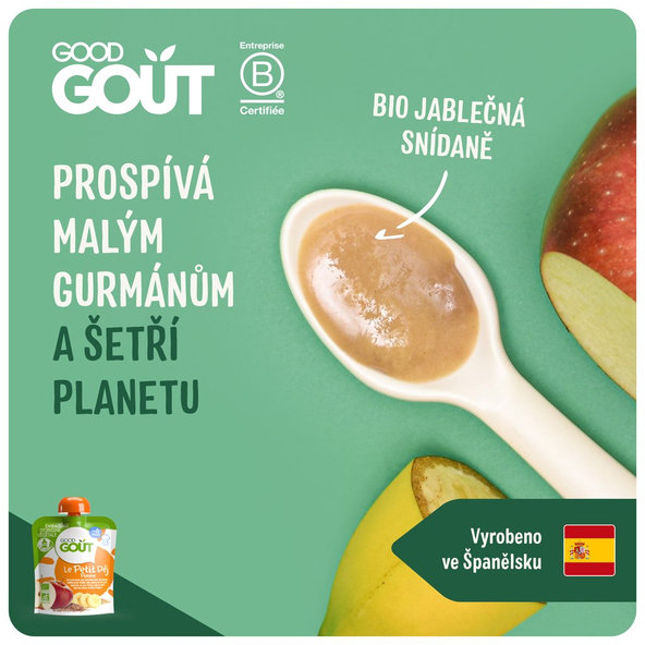 GOOD GOUT BIO Jablečná snídaně 3x70 g