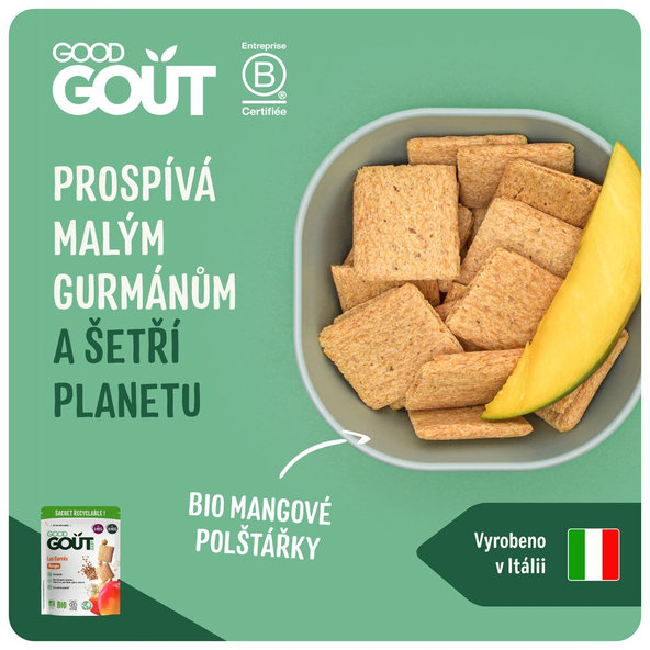 GOOD GOUT BIO Mangové vankúšiky 50 g
