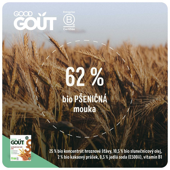 GOOD GOUT Kakaová kolečka 70 g