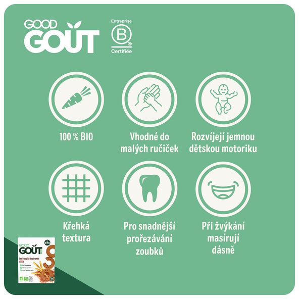 GOOD GOUT Kakaová kolečka 70 g