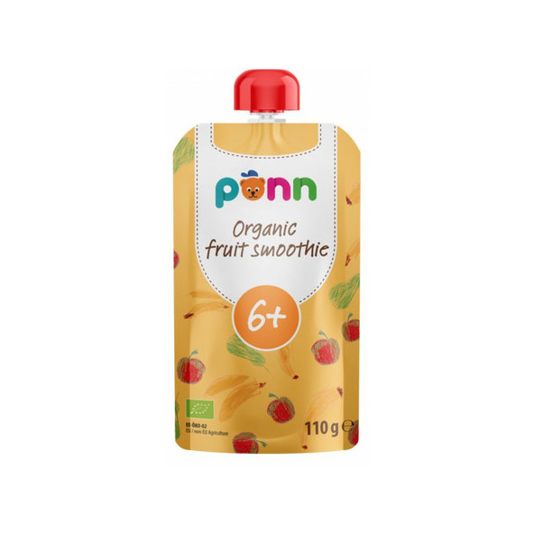 3x SALVEST Põnn BIO Ovocné smoothie s ananásom (110 g)