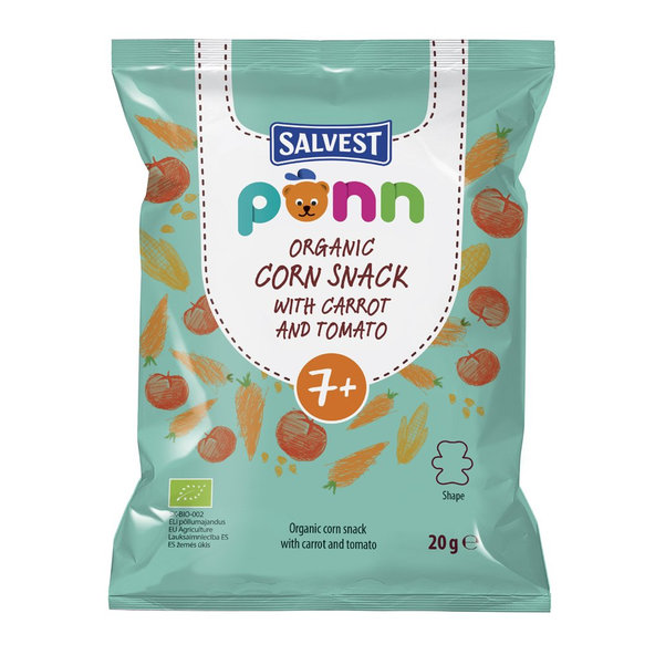 6x SALVEST Põnn BIO Chrumky paradajkovej 20 g