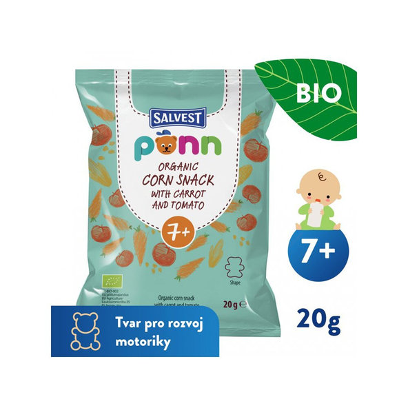 6x SALVEST Põnn BIO Chrumky paradajkovej 20 g