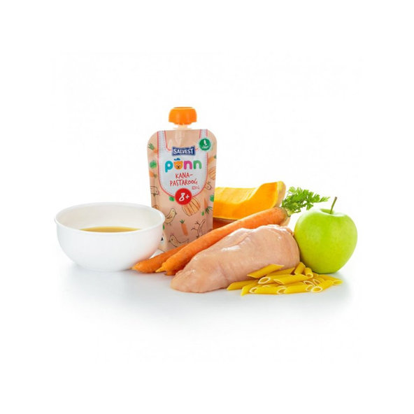 6x SALVEST Põnn BIO Kuriatko s cestovinami (120 g)