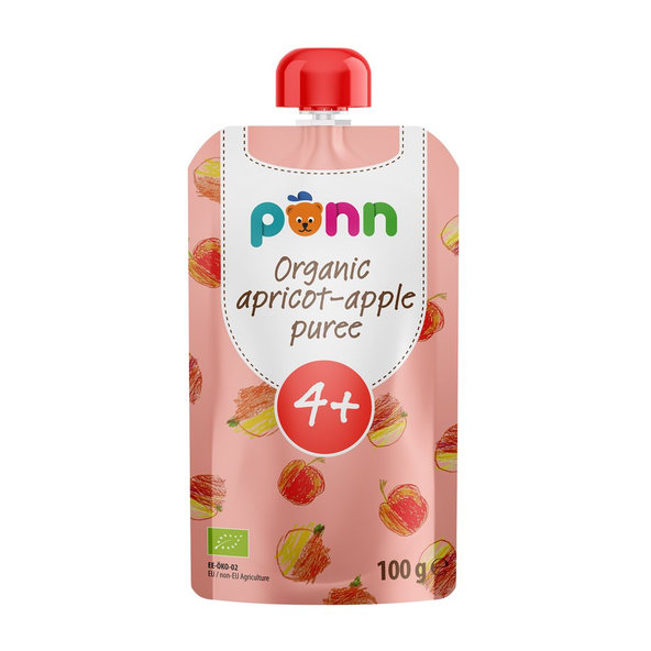 6x SALVEST Põnn BIO Marhuľa s jablkom (100 g)