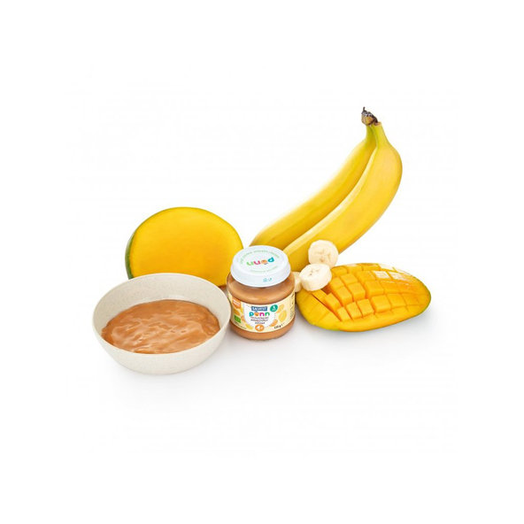6x SALVEST Põnn BIO Pyré mangovo-banánové s pšenom 130 g